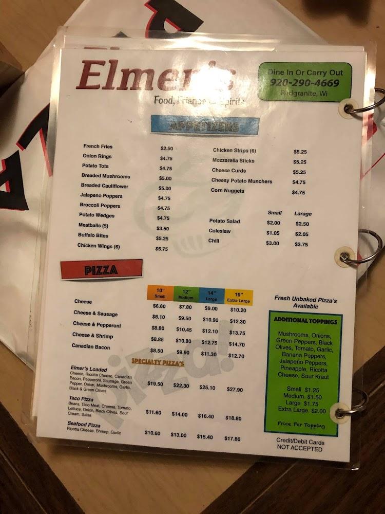 Elmer's Place Menu image 3